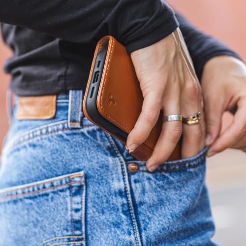 Snakehive Genuine Leather Wallet Case for Google Pixel 11 Pro XL – Flip Cover with Card Slots & Stand (Tan) - color: Tan