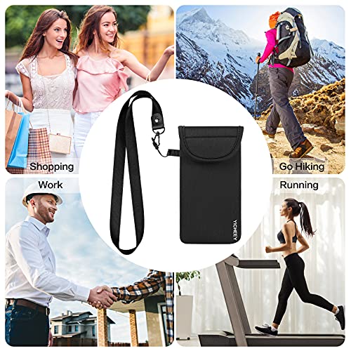 Universal Cell Phone Pouch Neoprene Phone Sleeve w/Belt Clip Loop & Neck Lanyard Strap Compatible for iPhone 17 Pro Max Galaxy S26 Ultra S25 FE S26+ A17 A57 Oneplus 15 Pixel 10 Pro XL Poco X8 Pro Max - color: Pink Tulip, size: Fits Large Size Bared Phone