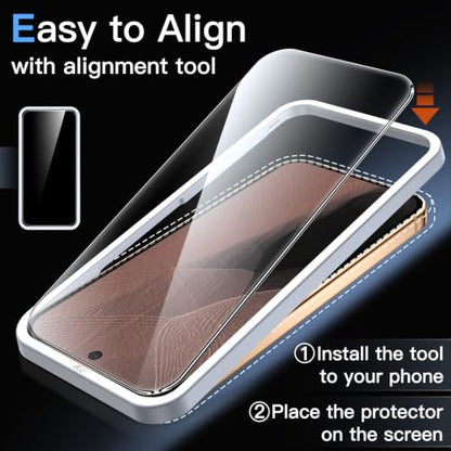 JETech Screen Protector with Lens Protector for Google Pixel 11 Pro XL - size: Pixel 11 Pro XL