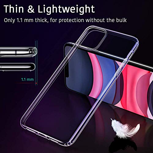 for Apple iPhone 7 8 Plus X XR XS 11 12 13 Pro Max Mini SE Clear Gel Case Cover (for Apple iPhone 11)