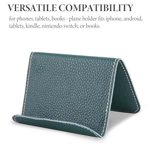 Airplane Travel Essentials for Flying Flex Flap Cell Phone Holder & Flexible Tablet Stand for Desk, Bed, Treadmill, Home & in-Flight Airplane Travel Accessories(1-Lichee Green) - color: 1-Lichee Green
