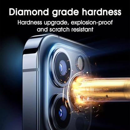 Camera Lens Protector for iPhone 11 6.1-Inch and iPhone 12 mini 5.4-Inch, 9H Tempered Glass, HD Clear, Anti-Scratch, Case Friendly, Does Not Affect Night Shots, 3-Pack