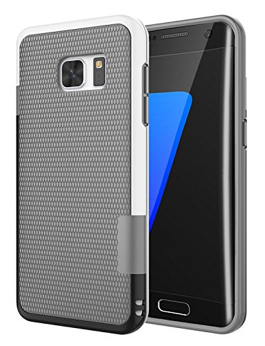 Galaxy S7 Edge Case, Jeylly One-Piece Ultra Slim 3 Color Impact Anti-Slip Rugged Soft TPU Bumper Shockproof Protective Case Cover Shell for Samsung Galaxy S7 Edge S VII Edge G935 - Light Grey | One-Piece Slim 3 Color Impact Anti-Slip Rugged Soft TPU Bumpe