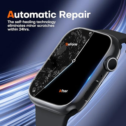 LK LϟK [8 pack] for Apple Watch Series 11/10 Screen Protector 46mm - size: Series 11/10 46mm Protector