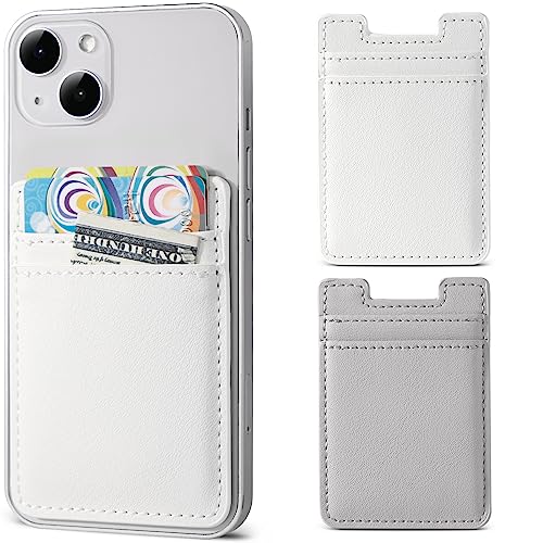 Fulgamo Phone Wallet Stick on,Card Holder for Phone Case,Phone Card Holder