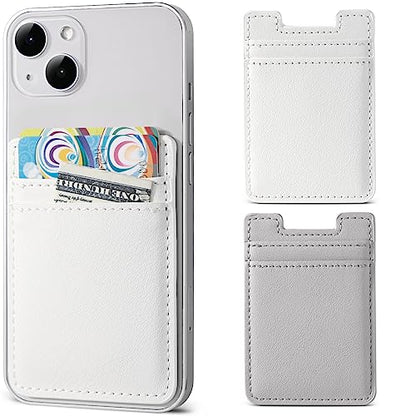 Fulgamo Phone Wallet Stick on,Card Holder for Phone Case,Phone Card Holder