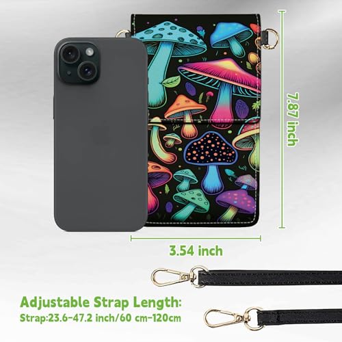 Small Crossbody Bags with Adjustable Shoulder Strap - color: Dream Mushroom