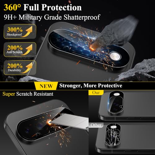 4 Pack Camera Lens Screen Protector Compatible with Google Pixel 11 Pro XL - size: Pixel 11 Pro XL