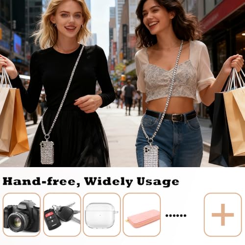 Phone Lanyard, On-the-Go Universal Crossbody Strap Neck Lanyard with Phone Tether Patches for Most Cellphones - color: I