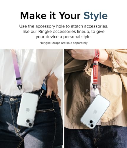 Ringke for iPhone 15 Case [Fusion Matte Clear] | Oil & Dirt Resistant, Anti-Fingerprint Technology Prevents Oily Smudges, Frosted Coating Feels Velvety Soft - size: iPhone 15
