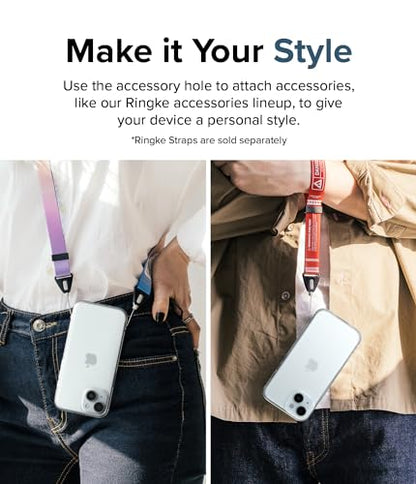 Ringke for iPhone 15 Case [Fusion Matte Clear] | Oil & Dirt Resistant, Anti-Fingerprint Technology Prevents Oily Smudges, Frosted Coating Feels Velvety Soft - size: iPhone 15