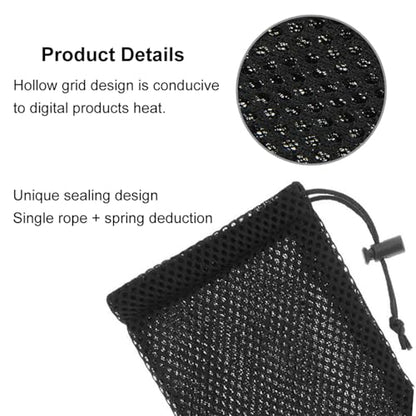 Pouch Carry Bag, Organizer for Smart Phones/Power Bank/USB Flash Drive/SD Cards and Other Accessories(Black)