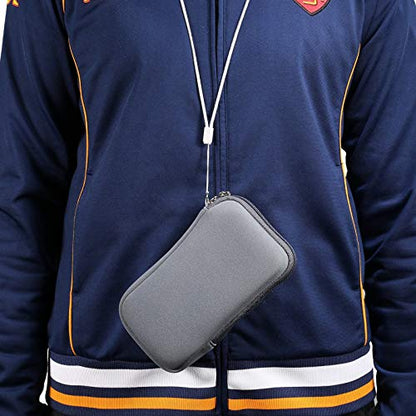 Neoprene Cell Phone Sleeve Zipper Phone Pouch Case for Samsung Galaxy S26 Ultra S25 Ultra S24 Ultra S23 Ultra A17 A16 A26 A36 A56 A15 A25 A35 A55 A14 A13 A07 A06 A05 A04 A03s, iPhone 16 Pro Max (Gray) - color: Gray
