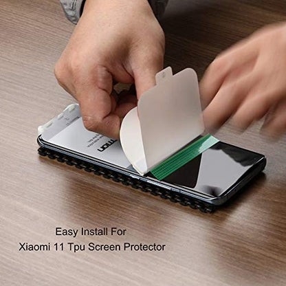 Ibywind 2 Pcs Screen Protector For Xiaomi Mi11 5G 6.81",Flexible TPU Film,With 1Pc Camera Lens Protector,1Pc Back Film,Bubble Free[Easy to install] - size: Mi 11 5G