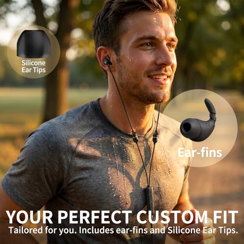 3.5mm Air Tube Headphones – Wired Earbuds with Anti Radiation EMF Free Technology, Noise Cancelling Mic, Volume Control – Zero EMF for Office, Gaming, Travel – In Ear Comfort for Laptop, Smartphone