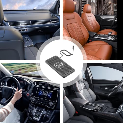 Car Wireless Charger for Honda Accord 11th Gen 2023-2026, Non Slip Mat Fast Charging Pad Custom Fit Cuttable Design Shockproof Accessories,USB - size: USB