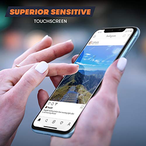 Mkeke Screen Protector for iPhone 11/XR, 3 Pack Tempered Glass | [9H Hardness] [Easy Installation Frame] [Sensitive Touch] [HD Clear] for 6.1 inch - size: iPhone 11/XR 6.1 Inch