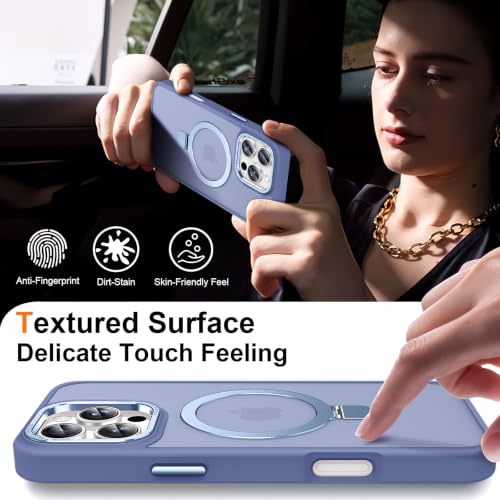 Magnetic for iPhone 16 Pro Max Case with Ring Stand, Sierra Blue - color: Sierra Blue, size: Iphone 16 Pro Max 6.9 inches