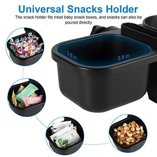 Accmor Stroller Cup Holder, Drinks Holder Bike Walker Wheelchair - color: Tray Phone Holder-Black