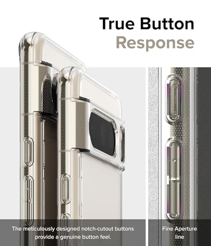 Ringke for Google Pixel 8 Pro Case [Fusion Matte Clear] | Oil & Dirt Resistant, Anti-Fingerprint Technology Prevents Oily Smudges, Frosted Coating Feels Velvety Soft - size: Pixel 8 Pro