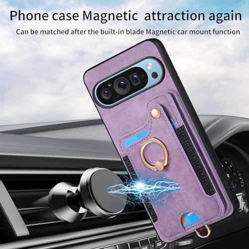 for Google Pixel 11 Pro Phone Case Wallet Card Holder,PU Leather Flip Folio Case,RFID Blocking Ring Holder Kickstand Wrist Strap Magnetic Protective Women Men Cover Black - color: Black, size: Pixel 11 Pro