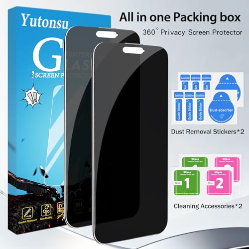 360 Degree Privacy Screen Protector for iPhone 16 6.1-Inch - size: iPhone 16