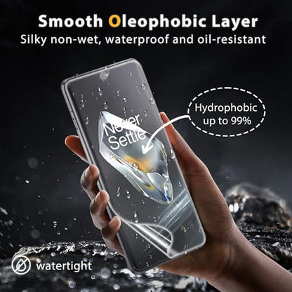 3 Pack for OnePlus 12 Screen Protector[No Glass] with installation frame - size: 6.82-inch