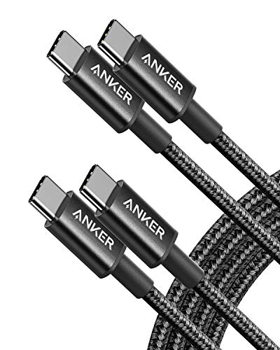 Anker USB C to USB C Cable, 60W Fast Charging Cable (2-Pack, 6 ft, Black) - color: Black, size: 6FT*2