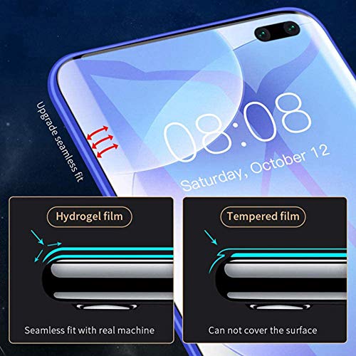 High Sensitivity Hydrogel Protective Film for iPhone 8 plus/iPhone 7 Plus, 2 Pieces Transparent Soft TPU Screen Protectors (NOT Tempered Glass) [Full Coverage] [Clear HD]