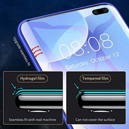 High Sensitivity Hydrogel Protective Film for iPhone 8 plus/iPhone 7 Plus, 2 Pieces Transparent Soft TPU Screen Protectors (NOT Tempered Glass) [Full Coverage] [Clear HD]