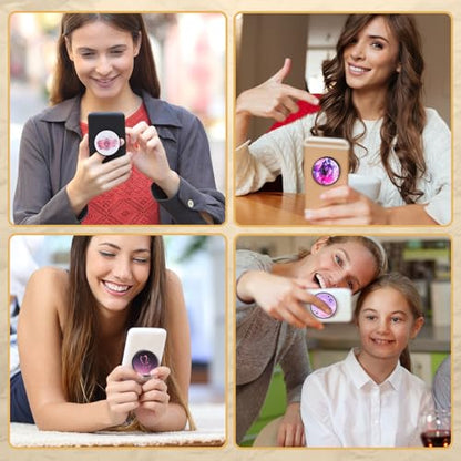 Honoson 9 Pcs Cell Phone Grip Holder Collapsible Holder, Love Style - color: Love Style