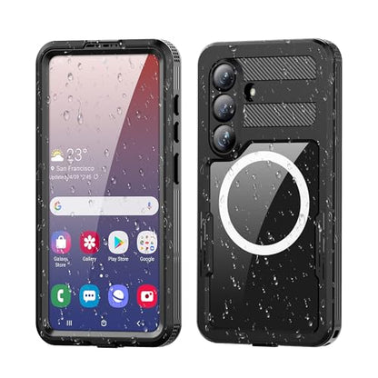 Waterproof Phone Case for Samsung Galaxy S26 Protective Black - color: Black, size: Samsung Galaxy S26