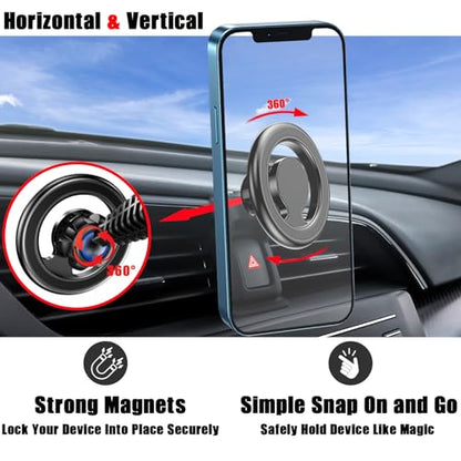 Car Phone Holder, Air Vent Magsafe Mount for Honda Civic 2021-2016 - style: Civic/Magsafe