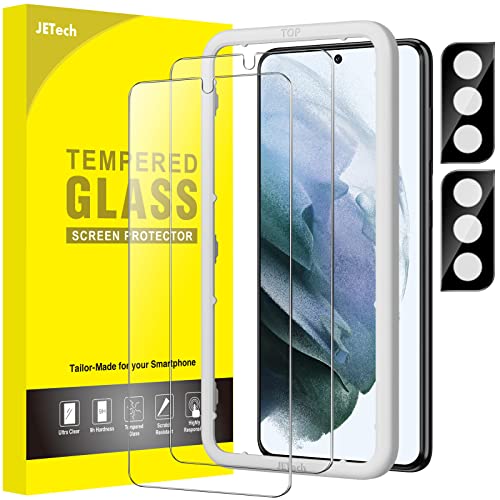 JETech Screen Protector for Samsung Galaxy S21 Plus, 2+2 Pack - size: Galaxy S21 Plus