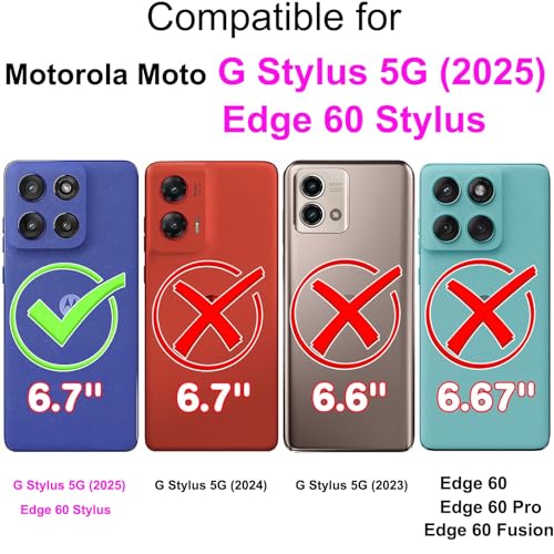 for Motorola Moto G Stylus 5G 2025 Wallet case, Gray Flower | 3 Card Holders, Kickstand, Shockproof TPU Shell, PU Leather, Magnetic Closure, Protective Flip Folio Cover, Women - color: 9