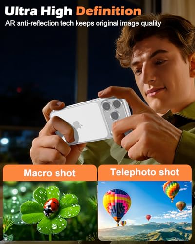 CloudValley 3 Pack for iPhone 17 Pro Camera Lens Protector - size: iPhone 17 Pro