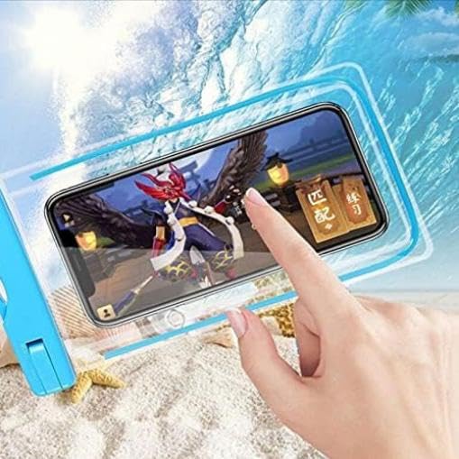 Waterproof Case Underwater Bag Compatible with Samsung Galaxy A35/A34/A33/A32 5G, Floating Cover Touch Screen IPX8 Pouch