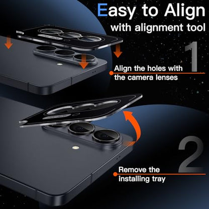 JETech Camera Lens Protector for Samsung Galaxy S26, Black, 1 Set - size: Galaxy S26
