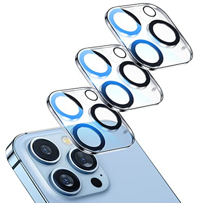 [3 Pack Camera Lens Protector For iPhone,9H Tempered Glass,Anti-Scratch,Case Friendly,Night Circle,No-Bubble HD Clarity,Full Cover (iPhone 13 Pro/13 Pro Max) - size: iPhone 13 Pro/13 Pro Max