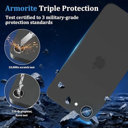 (3 Pack) Camera Lens Protector for iPhone 17e / iPhone 16e,Military Grade Shatterproof,Anti Scratch, Bubble Free,Tempered Glass Screen Protector - color: Clear-2