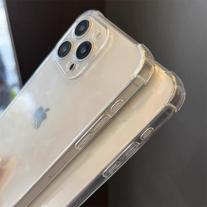 1pc Case for iPhone 15 Pro Max 6.7-Inch, Non-Yellowing Shockproof Phone Bumper Cover, Anti-Scratch Clear Back (Clear) - size: iPhone 15 Pro Max