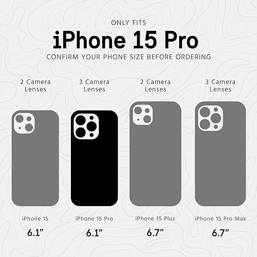 Pelican Shield Series - iPhone 15 Pro Case 6.1" [Compatible with MagSafe] [21ft Military Grade Drop Protection] Magnetic Charging Phone Case Cover with Belt Clip Holster Kickstand - Black - color: Shield Black, size: iPhone 15 Pro