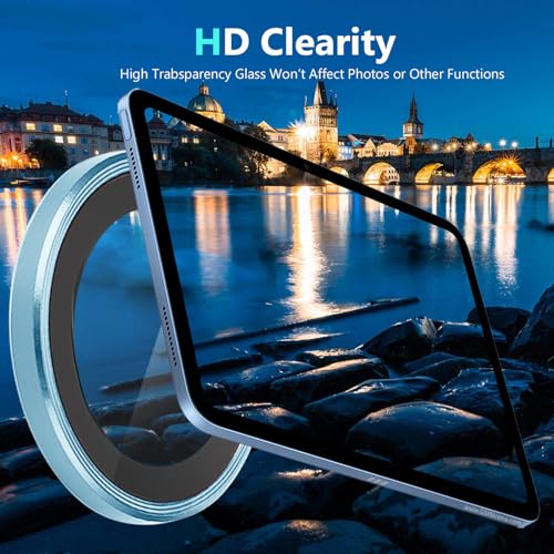 Zeking 2 Set for iPad 11 A16 2025 Camera Lens Protector - color: Blue