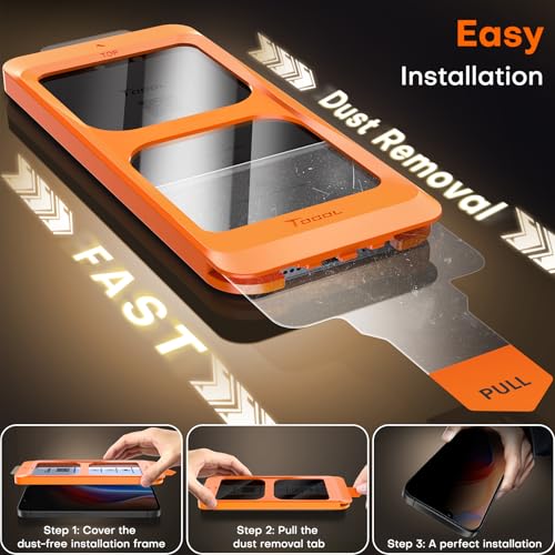 TOCOL for iPhone 16e Privacy Screen Protector