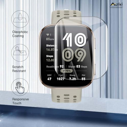 Aiziki（6 Pack Compatible for Amazfit Bip 6 Screen Protector, Flexible TPU Film [Not Glass], Full Coverag, HD Clear, Easy Install, Bubble Free for Amazfit Bip 6 Screen Protector - size: RM6-Amazfit Bip 6-US