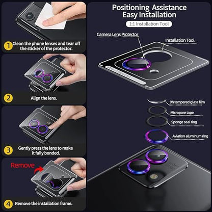 Zeking 2 Pack for Moto G Stylus 5G 2024 Camera Lens Protector - color: Color