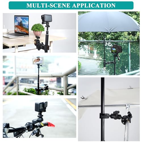 Super Double Clamp Camera Mount Umbrella Clamp for Chair