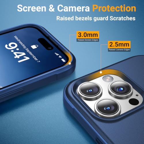 jaroco Magnetic for iPhone 16 Pro Max Case Heavy Duty Rugged Dual-Layer Blue - color: Blue, size: iPhone 16 Pro Max