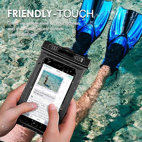 Waterproof Case Underwater Bag Compatible with Samsung Galaxy Z Fold5/Fold4/Fold3 5G, Floating Cover Touch Screen IPX8 Pouch