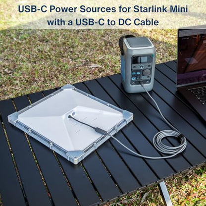 DC to DC Power Adapter Cable for Starlink Mini - style: DC Male to DC Female